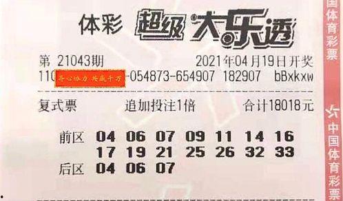 大乐透开奖几个号有奖,揭秘中奖号码背后的惊喜与幸运