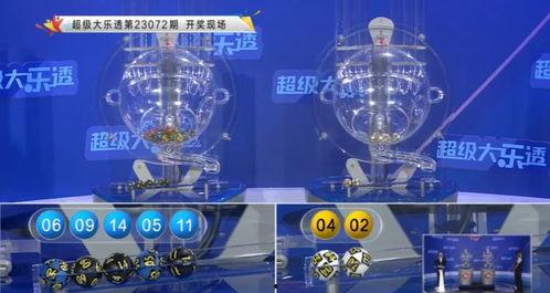 大乐透072期开奖记录,幸运号码揭晓，大奖花落谁家？